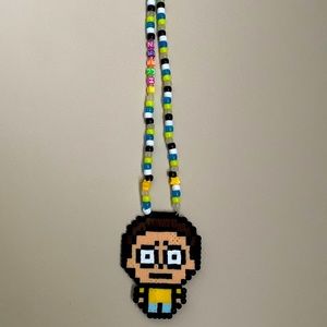 Morty “Ah Jeez” Kandi Rave Necklace